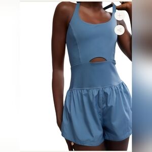 NWT FP Movement Righteous Runsie~Skyline Blue